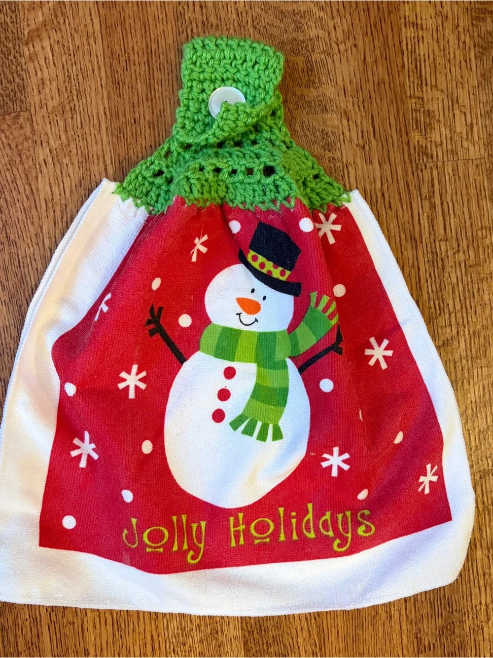 7 Crochet Top Hanging Kitchen Towels Vintage-Style Holidays Easter Halloween
